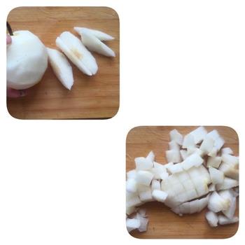 红枣枸杞银耳雪梨汤的做法步骤4