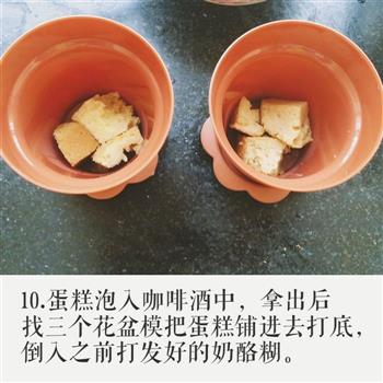 盆栽提拉米苏的做法步骤10