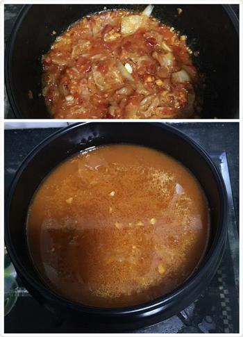 韩式泡菜锅的做法步骤3