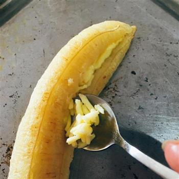芝士烤香蕉的做法步骤3