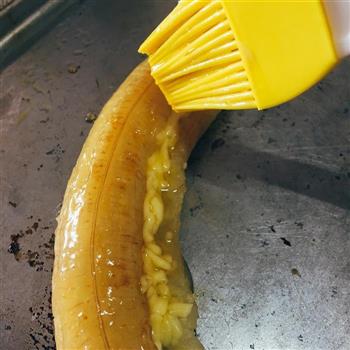 芝士烤香蕉的做法步骤4