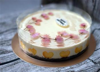 樱花芒果酸奶慕斯蛋糕的做法图解15