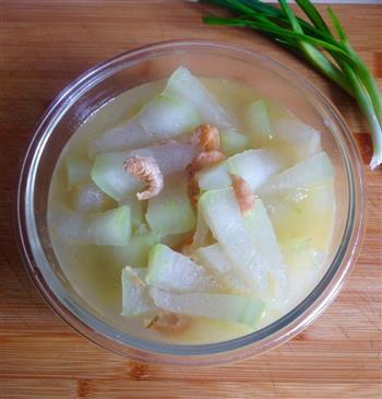 干虾仁烩冬瓜，特别适合夏天吃的做法图解4