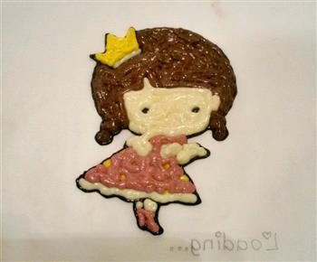 小女孩彩绘蛋糕卷的做法步骤9