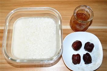 桂花蜜枣糯米饭的做法步骤1