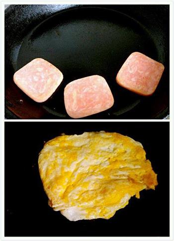 鸡蛋火腿三明治的做法步骤2