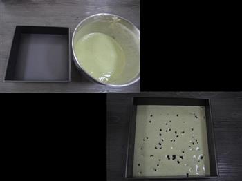菠菜红豆海绵蛋糕的做法图解8