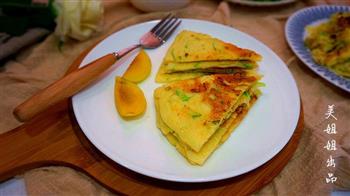 西葫芦鸡蛋饼-自制健康早餐的做法步骤10