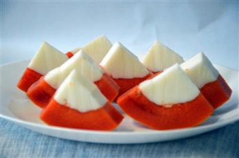 养颜快手木瓜椰奶冻  减肥小伙伴也能大口吃甜品的做法步骤4