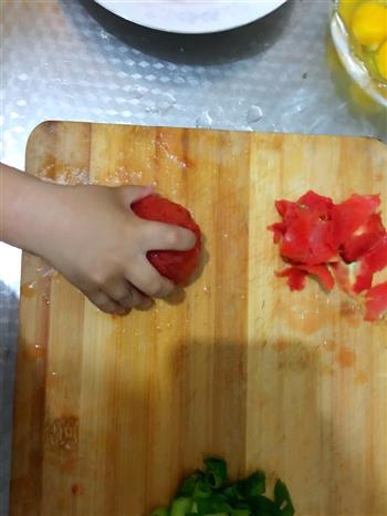 西红柿炒鸡蛋  宝宝下饭菜的做法步骤5