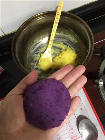 卡士达紫薯糕的做法步骤5
