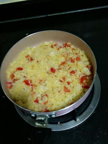 黄金番茄炒蛋饭的做法步骤7
