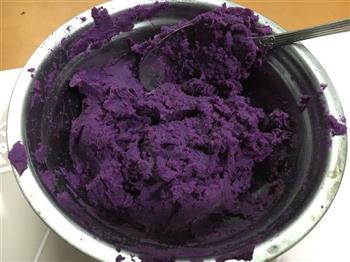全麦紫薯花样馒头的做法图解7