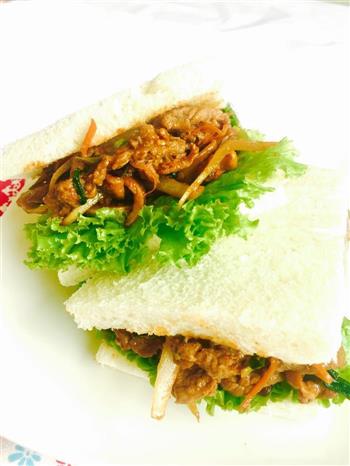 肉食主义-韩式烤牛肉三明治的做法图解8