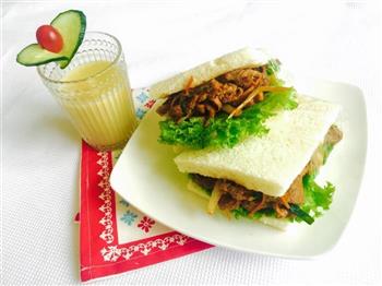 肉食主义-韩式烤牛肉三明治的做法步骤9