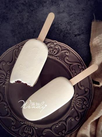 巧克力夹心雪糕-不用融化巧克力的神奇做法的做法步骤7