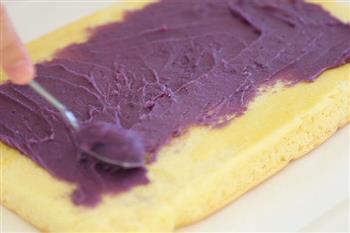 紫薯蛋糕卷 宝宝辅食微课堂的做法图解20