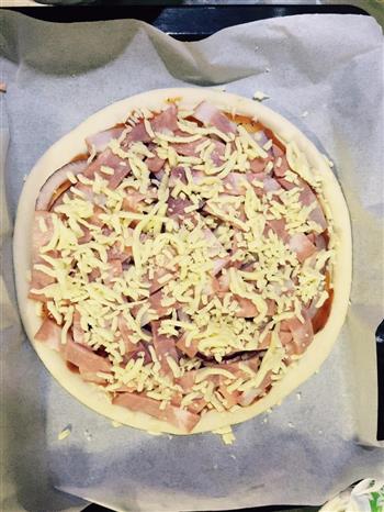 培根火腿披萨的做法图解5