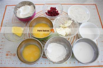 蔓越莓椰浆乳酪派的做法步骤1