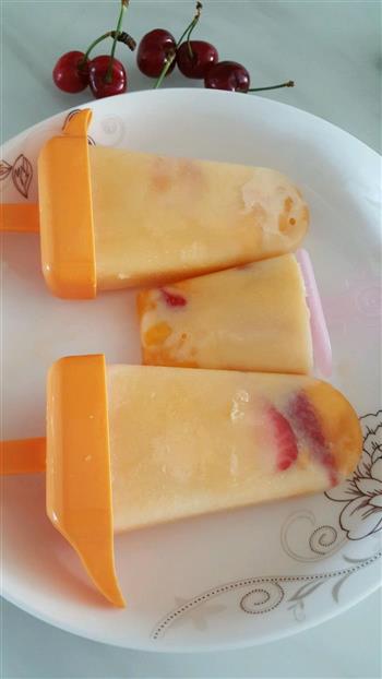芒果牛奶冰棒的做法步骤7