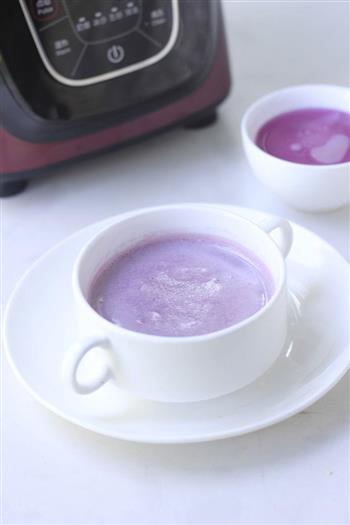 奶香紫薯米糊的做法步骤6
