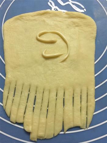 汤种法葱花式面包的做法步骤8