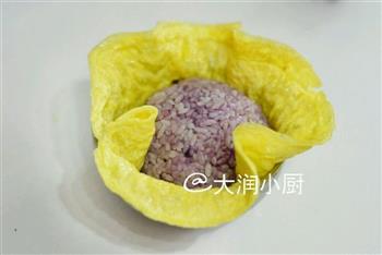 紫薯蛋包饭的做法步骤6