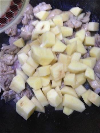 土豆焖鸡肉的做法步骤5