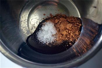 果酱黑巧半糖酸奶蛋糕卷的做法步骤8