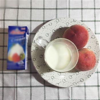 桃子酸奶冰棒的做法图解1