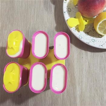 桃子酸奶冰棒的做法图解6