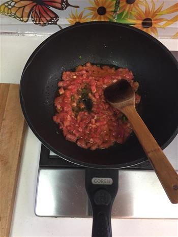 番茄蛋汤面疙的做法步骤4