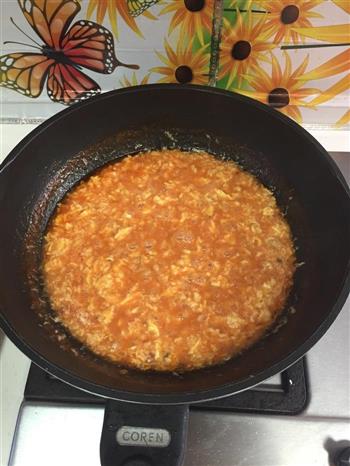 番茄蛋汤面疙的做法步骤5