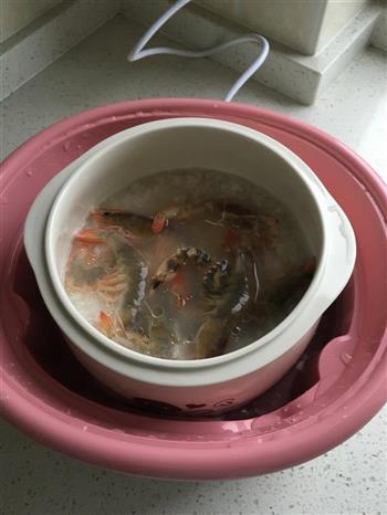虾蟹粥的做法步骤6