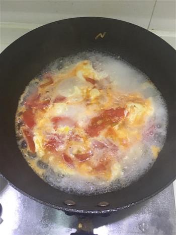 手擀面 西红柿鸡蛋打卤面的做法图解9