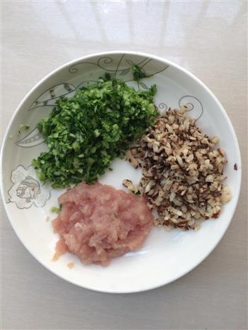 香菇青菜瘦肉粥的做法步骤1