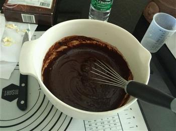巧克力布朗尼蛋糕的做法步骤2