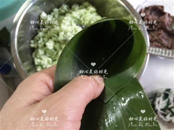 绿西米水晶粽的做法图解4
