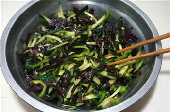 紫苏叶大拌菜的做法图解8