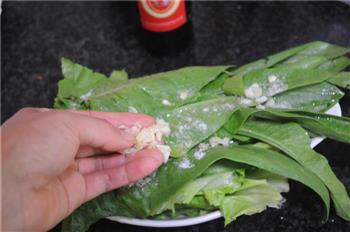 蒜香油麦菜的做法步骤5