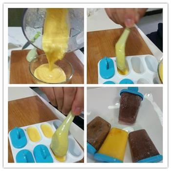芒果酸奶冰棍儿的做法步骤2