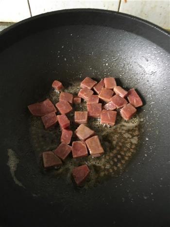 芦笋炒牛肉粒的做法步骤5