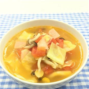 日式蔬菜瘦身汤的做法图解4