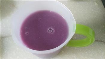 奶香紫薯米糊的做法步骤4