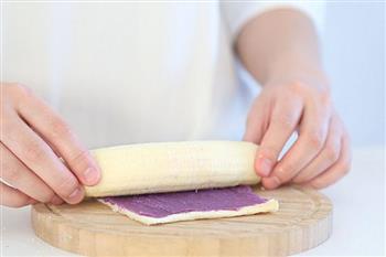 紫薯吐司卷 宝宝辅食微课堂的做法步骤7