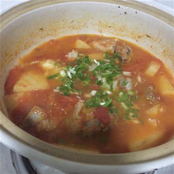 番茄土豆排骨汤的做法图解4