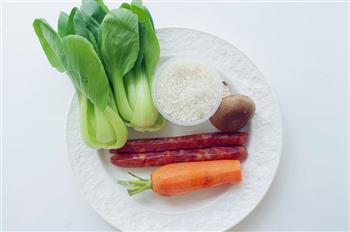 快手晚餐-营养好吃的上海菜饭的做法步骤1