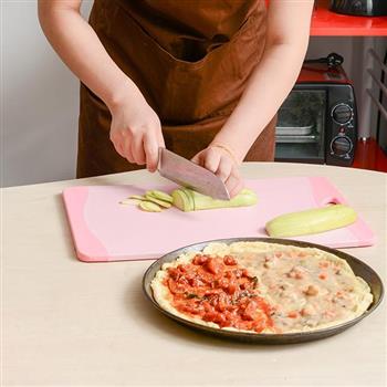 手工双拼披萨的做法步骤19