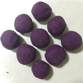 坚果紫薯糕的做法步骤6