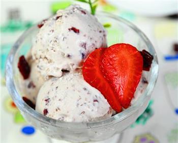 清凉冰爽蔓越莓奶油冰淇淋的做法步骤9